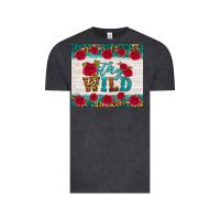 Vintage Black stay wild Vintage Tee - HRA Design Shop