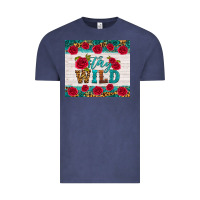 Vintage Denim stay wild Vintage Tee - HRA Design Shop