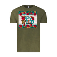 Vintage Olive stay wild Vintage Tee - HRA Design Shop