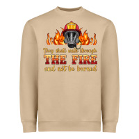 Mushroom the fire with firefighter air mask Heavyweight Sweatshirt - HRA Design Shop