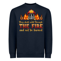 The Fire With Firefighter Air Mask Heavyweight Sweatshirt | Teevron