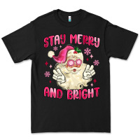 Black stay merry and bright Premium Tee - MaliasSmallBusiness