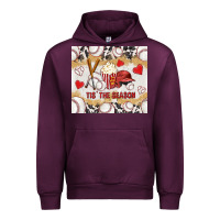 Mauve Wine tis' the season with cowhide tumbler tbs Urban Hoodie - TumblerDesignByShophia
