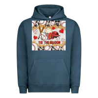 Pigment Midnight Navy tis' the season with cowhide tumbler tbs Urban Hoodie - TumblerDesignByShophia