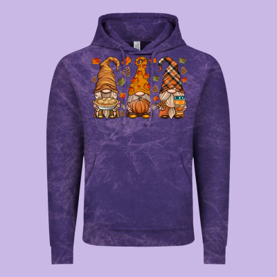 Fall Gnome Vintage Hoodie Designed By Hra Design Shop