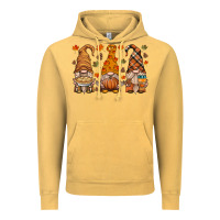 Vintage Mustard fall gnome Vintage Hoodie - HRA Design Shop