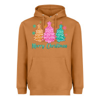 Meerkat merry christmas glitter trees Heavyweight Hoodie - MaliasSmallBusiness