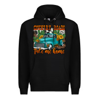 Black country roads take me home old western truck Premium Hoodie - Jasminsmagicworld