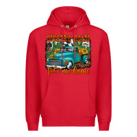 Red country roads take me home old western truck Premium Hoodie - Jasminsmagicworld
