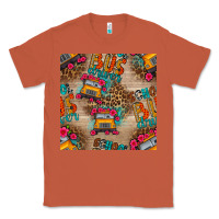 Copper school bus driver and flower seamless patterns Classic Tee - BundleAndBundleShop