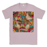 Lilac school bus driver and flower seamless patterns Classic Tee - BundleAndBundleShop