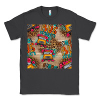 Smoke school bus driver and flower seamless patterns Classic Tee - BundleAndBundleShop
