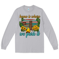 Moon Dust home is where we park it Long Sleeve Tee - Artiststas
