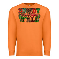 Carrot Howdy Christmas y'all Premium Sweatshirt - NancyCooperArtShop