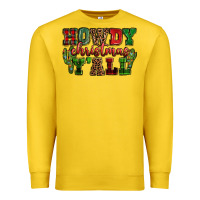 Lemon Howdy Christmas y'all Premium Sweatshirt - NancyCooperArtShop
