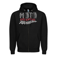 Black moto mama Zipper Hoodie - MaliasSmallBusiness
