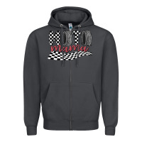 Smoke moto mama Zipper Hoodie - MaliasSmallBusiness