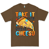 Cacao take it easy keep it cheesy Premium Tee - MaliasSmallBusiness
