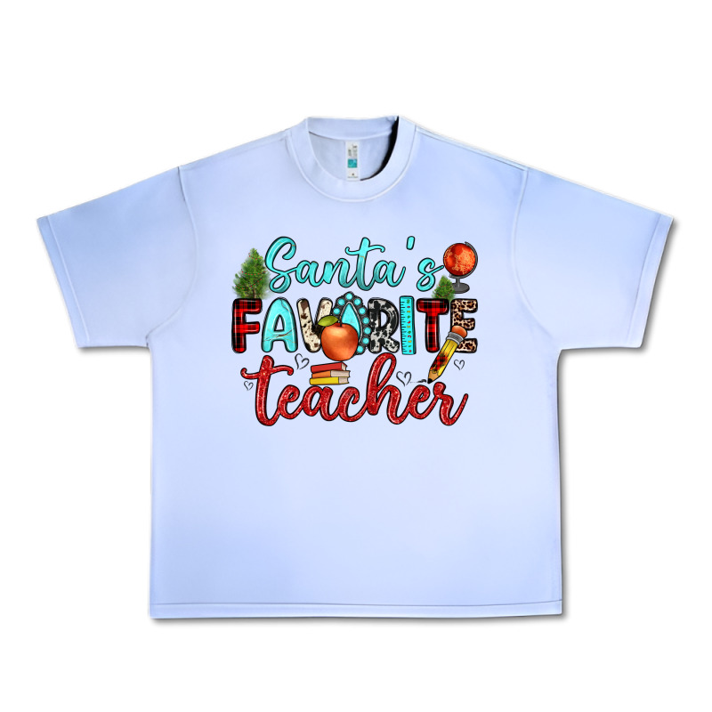 Santa S Favorite Teacher Urban Heavy Tee by JahusDesignShop | Teevron