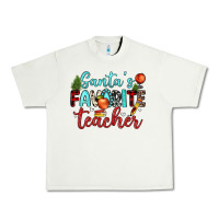 Pistachio santa s favorite teacher Urban Heavy Tee - JahusDesignShop