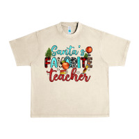 Sandshell santa s favorite teacher Urban Heavy Tee - JahusDesignShop