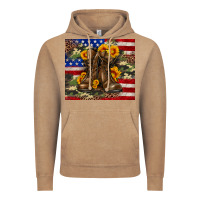 Vintage Coffee Army USA lag leopard camouflage sunflower 20oz Vintage Hoodie - Neo Western