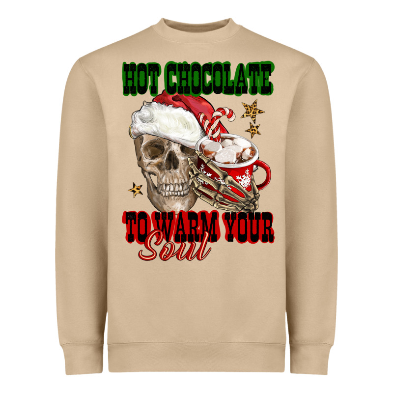 Hot Chocolate To Warm Your Soul Heavyweight Sweatshirt by FaDigitalArtStudio | Teevron