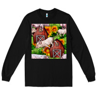 Black Mama And Baby Pig Long Sleeve Tee - BundleAndBundleShop