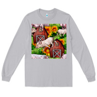 Moon Dust Mama And Baby Pig Long Sleeve Tee - BundleAndBundleShop