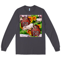 Smoke Mama And Baby Pig Long Sleeve Tee - BundleAndBundleShop