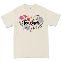 Bone teacher heart Premium Tee - MaliasSmallBusiness