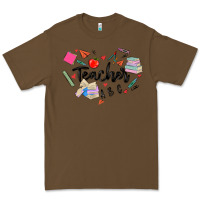 Cacao teacher heart Premium Tee - MaliasSmallBusiness