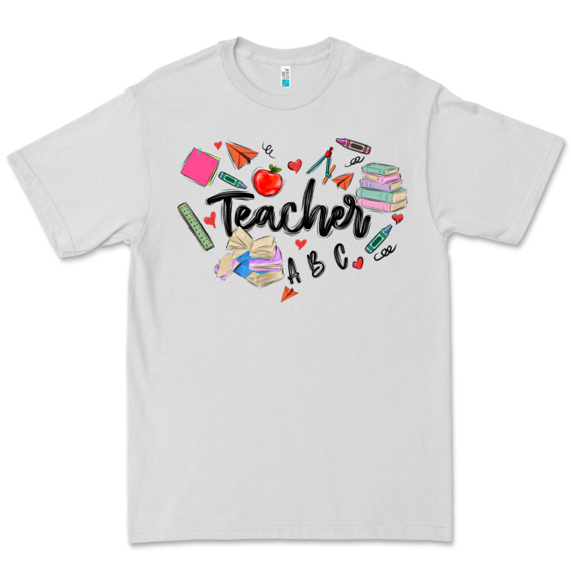 Teacher Heart Premium Tee by MaliasSmallBusiness | Teevron