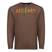 Chestnut Mama Christmas lightning bolt Premium Sweatshirt - NancyCooperArtShop