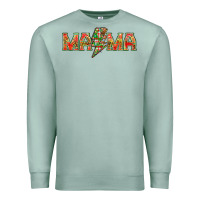 Seafoam Mama Christmas lightning bolt Premium Sweatshirt - NancyCooperArtShop