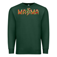 Sports Green Mama Christmas lightning bolt Premium Sweatshirt - NancyCooperArtShop