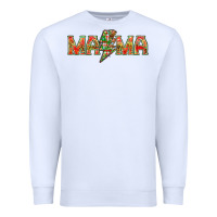 White Mama Christmas lightning bolt Premium Sweatshirt - NancyCooperArtShop
