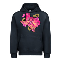 Navy Texas map Cancer Urban Hoodie - HowdyJamesFarm