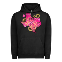 Pigment Black Texas map Cancer Urban Hoodie - HowdyJamesFarm