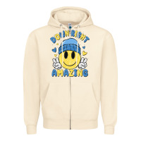 Sandshell down right amazing Zipper Hoodie - MaliasSmallBusiness