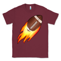 Burgundy american football Classic Tee - JahusDesignShop