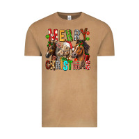 Vintage Camel Merry christmas horses Vintage Tee - FaDigitalArtStudio