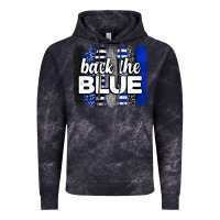 Cloud Black Back the blue brushstrokes Vintage Hoodie - Neo Western