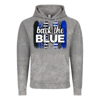 Cloud Rock Back the blue brushstrokes Vintage Hoodie - Neo Western