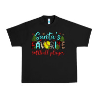 Black santa s favorite softball player Urban Heavy Tee - JahusDesignShop