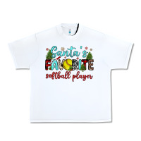 White santa s favorite softball player Urban Heavy Tee - JahusDesignShop