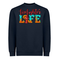 Navy firefighter life Heavyweight Sweatshirt - HRA Design Shop