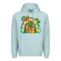 Blue Mist pineapple rainbow Premium Hoodie - BarkalooDesign