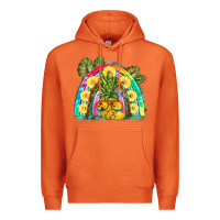 Carrot pineapple rainbow Premium Hoodie - BarkalooDesign