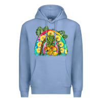 Colony Blue pineapple rainbow Premium Hoodie - BarkalooDesign